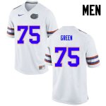 Men's Florida Gators #75 Chaz Green NCAA Nike White Authentic Stitched College Football Jersey XGR5262KV